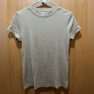 A New Day taupe ribbed t-shirt